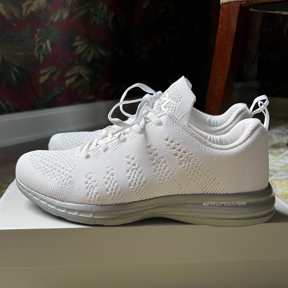 APL white sneakers